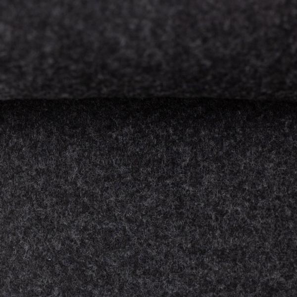 50x70 cm Zuschnitt Dekofilz 3 mm Stark Anthrazit meliert Bastian von Swafing